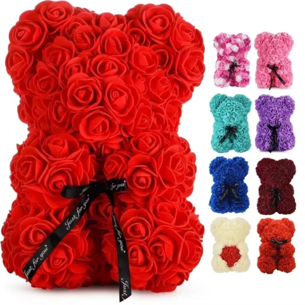 Luxury Eternal Rose Teddy Bear